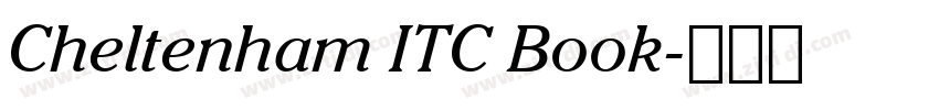 Cheltenham ITC Book字体转换